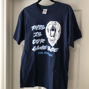 Old Dominion Football T-shirt / Blue -M-L-XL/NWOT